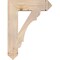 Ekena Millwork Olympic Arts & Crafts Smooth Bracket, Douglas Fir, 5 1/2"W x 24"D x 32"H BKT06X24X32OLY03SDF - alternate 3